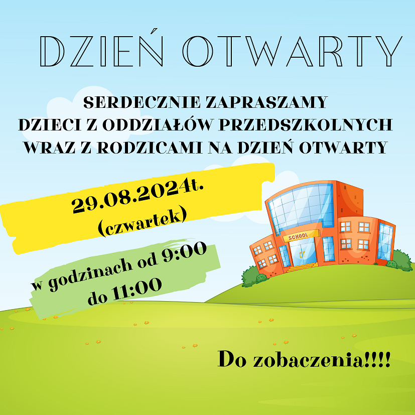 Zdjęcie Dzień Otwarty Zaproszenie